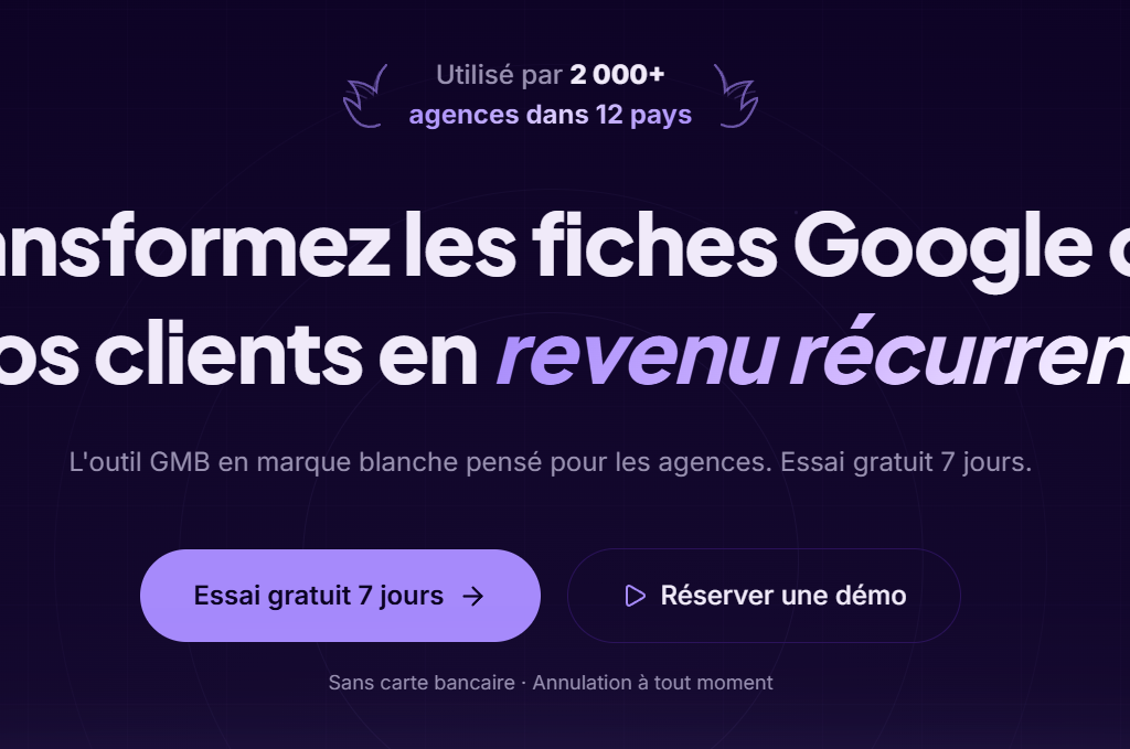 Suivi des performances locales sur Localnord
